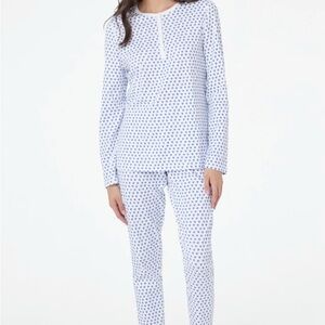 Roberta Roller Rabbit Blue Heart Pajama Set